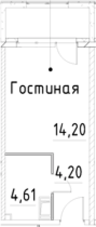 Купить Студию в новостройках на улице проспект Большевиков в Санкт-Петербурге. Вариант № 7596395, 0, площадь -  квм, цена 5263857 рублей