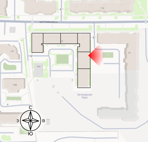 Купить трехкомнатную квартиру в ЖК Загородный парк в Владимире. Вариант № 106596, 2, площадь -  квм, цена 11987300 рублей