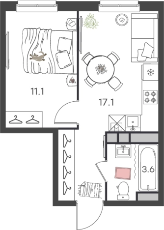 Купить квартиру в новостройках в Нижегородской области. Вариант № 1084501, 0, площадь -  квм, цена 5433380 рублей