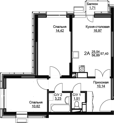 Купить трехкомнатную квартиру в Щёлкове. Вариант № 156446, 0, площадь -  квм, цена 8495200 рублей