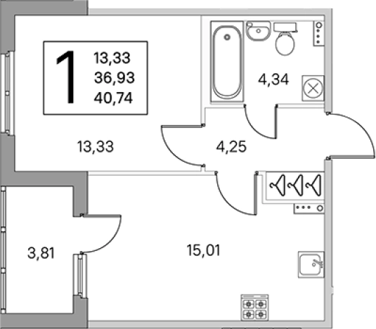 Купить двухкомнатную квартиру в новостройках у метро Проспект Ветеранов в Санкт-Петербурге. Вариант № 6866179, 0, площадь -  квм, цена 8224311 рублей