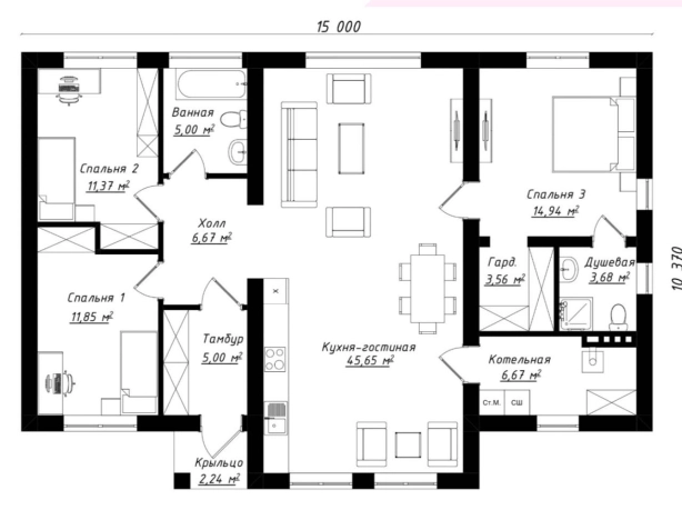 Купить дом на улице 3-я Шимановская в Ивановской области. Вариант № 2884939, 7, площадь -  квм, цена 8900000 рублей