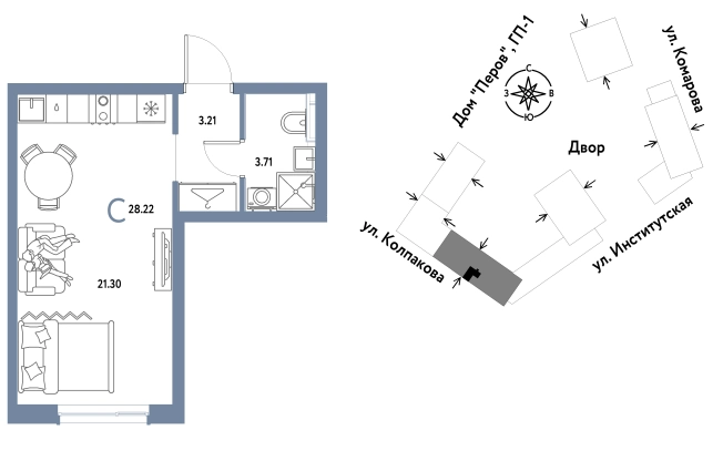 Купить квартиру в ЖК Страна.Парковая в Мытищах. Вариант № 10440656, 0, площадь -  квм, цена 11586667 рублей