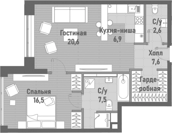Купить квартиру на улице Рубцовско-Дворцовая в Москве. Вариант № 203626, 0, площадь - квм, цена 38593350.0000 рублей