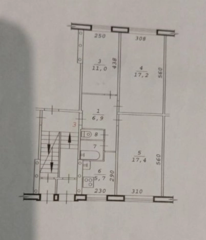 Купить квартиру у метро Площадь Маркса в Новосибирске. Вариант № 10586352, 23, площадь - квм, цена 4300000 рублей