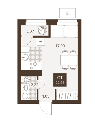 Купить квартиру в районе Железнодорожный в Пензенской области. Вариант № 4080984, 0, площадь -  квм, цена 2200000 рублей