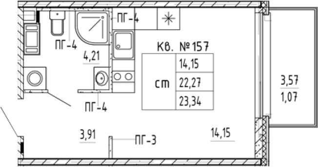 Купить квартиру в новостройках в ЖК PlUS Пулковский в Санкт-Петербурге. Вариант № 5586322, 0, площадь - квм, цена 5253834 рублей