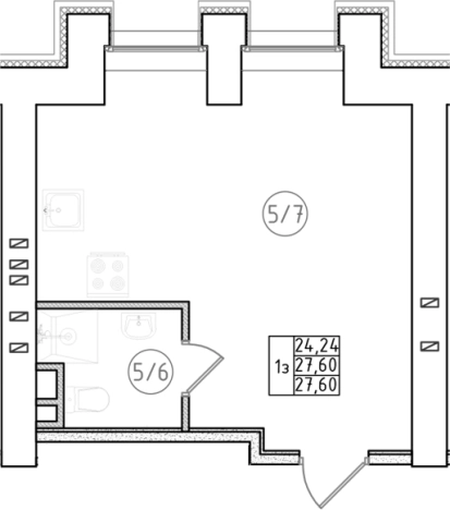Купить Студию в ЖК Апарт-отель Фомин в Санкт-Петербурге. Вариант № 6230522, 0, площадь -  квм, цена 6486000 рублей