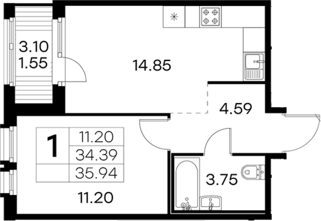 Купить квартиру в новостройках в ЖК GloraХ Парголово в Санкт-Петербурге. Вариант № 4807083, 0, площадь -  квм, цена 8379999 рублей