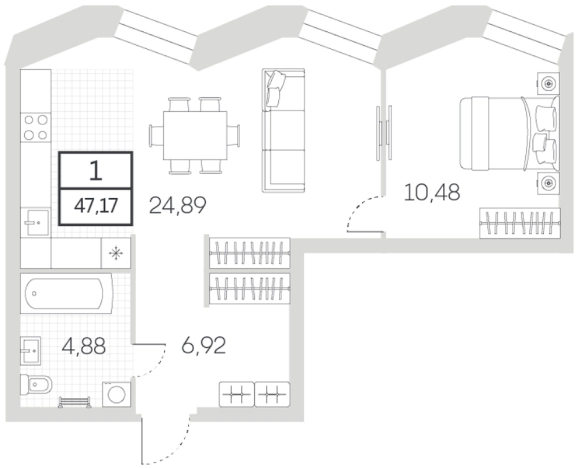 Купить квартиру у метро Тульская в Москве. Вариант № 78599, 0, площадь - квм, цена 25943500 рублей