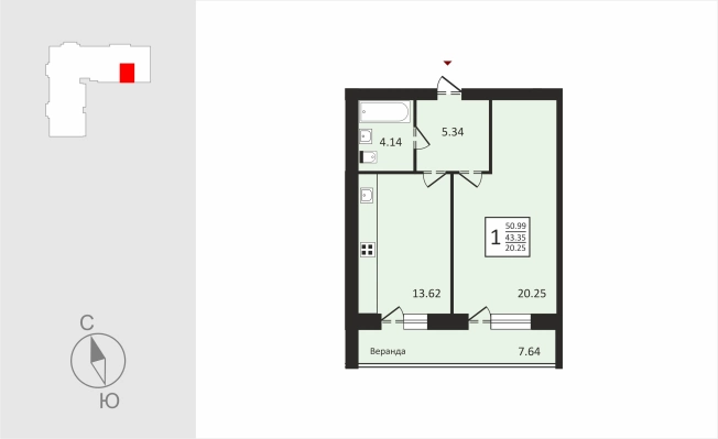 Купить квартиру в новостройках в ЖК Дом на Батурина,10 в Владимире. Вариант № 152053, 0, площадь -  квм, цена 6475730 рублей