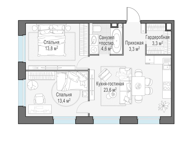 Купить трехкомнатную квартиру на вторичке на улице Академика Каргина в Мытищах. Вариант № 166255, 0, площадь -  квм, цена 13600000 рублей