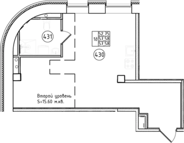 Купить Студию в новостройках в районе Выборгский в Санкт-Петербурге. Вариант № 6230321, 0, площадь -  квм, цена 13465500 рублей