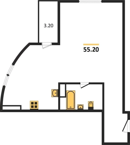 Купить квартиру в новостройках в Приморском крае. Вариант № 73429, 0, площадь -  квм, цена 5354400 рублей