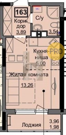 Купить Студию в районе Индустриальный в Ижевске. Вариант № 73708, 0, площадь -  квм, цена 2450000 рублей