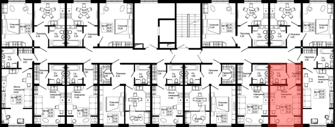 Купить квартиру в новостройках на улице Цветной проезд в Ленинградской области. Вариант № 2365938, 0, площадь -  квм, цена 3048000 рублей