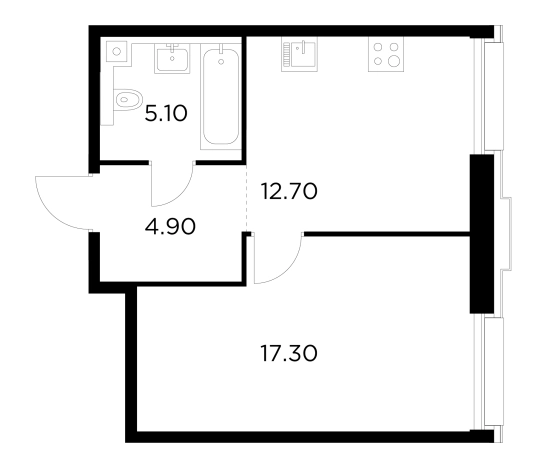 Купить квартиру в новостройках в ЖК INJOY в Москве. Вариант № 9104909, 1, площадь -  квм, цена 21385900 рублей