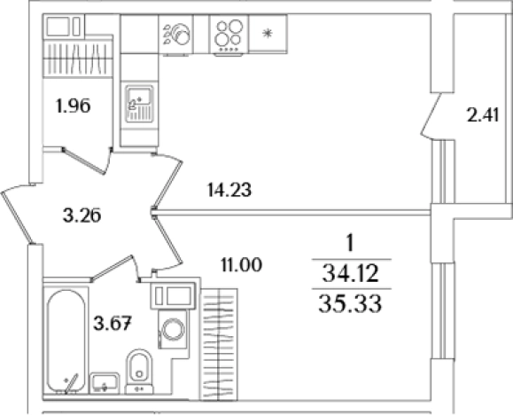 Купить двухкомнатную квартиру в новостройках на улице Тамбасова в Санкт-Петербурге. Вариант № 6713456, 0, площадь -  квм, цена 11484569 рублей