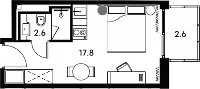 Купить Студию в СВАО в Москве. Вариант № 202516, 0, площадь -  квм, цена 9261272 рублей