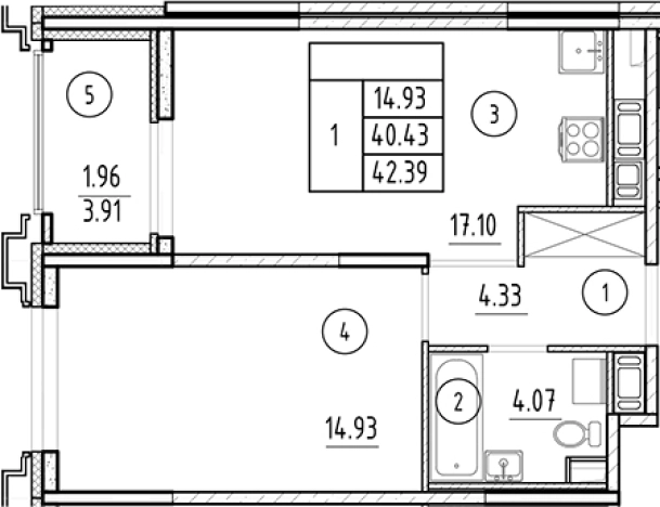 Купить квартиру в новостройках у метро Горный институт в Санкт-Петербурге. Вариант № 6231720, 0, площадь -  квм, цена 18778770 рублей