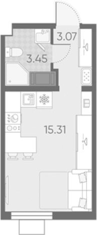 Купить Студию в новостройках в ЖК Морская миля в Санкт-Петербурге. Вариант № 6890450, 0, площадь -  квм, цена 6846652 рублей