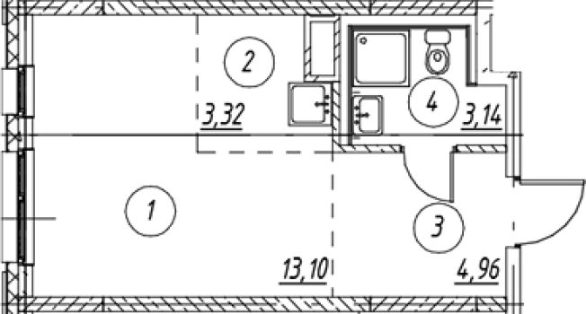 Купить квартиру в новостройках в ЖК Новые Лаврики в Мурине. Вариант № 7252960, 0, площадь -  квм, цена 4960813 рублей