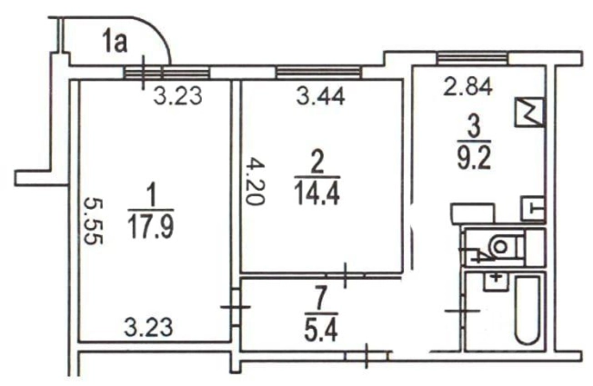 Купить квартиру в ЗАО в Москве. Вариант № 7263643, 24, площадь -  квм, цена 15400000 рублей