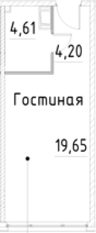 Купить Студию в новостройках на улице проспект Большевиков в Санкт-Петербурге. Вариант № 7596953, 0, площадь -  квм, цена 5844860 рублей