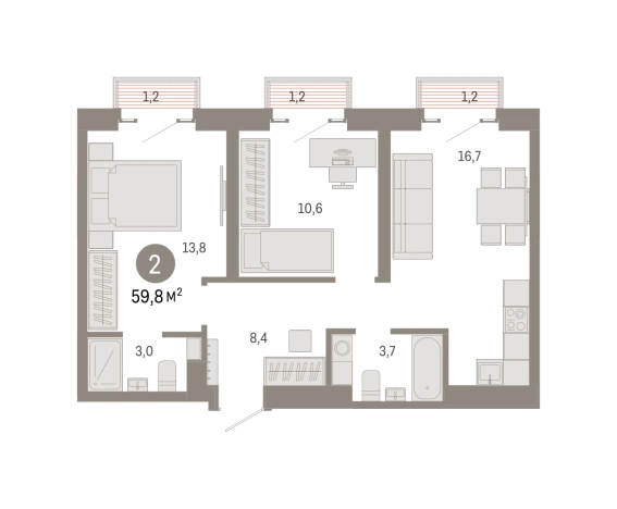 Купить квартиру в районе Метрогородок в Москве. Вариант № 8468519, 0, площадь -  квм, цена 20510000 рублей