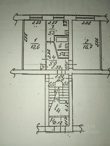 Купить двухкомнатную квартиру на вторичке в Пушкине. Вариант № 18607, 11, площадь -  квм, цена 6500000 рублей
