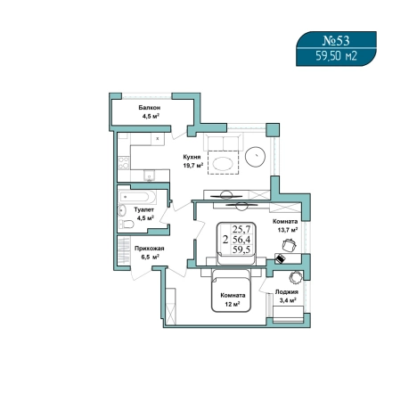 Купить квартиру на улице Маяковского в Республике Крым. Вариант № 10034952, 1, площадь - квм, цена 17850000 рублей