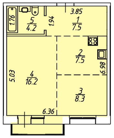 Купить квартиру на улице Горького в Иркутске. Вариант № 78109, 0, площадь -  квм, цена 7843200 рублей