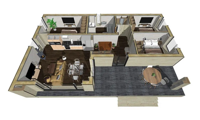 Купить дом в Тейкове. Вариант № 38001, 4, площадь -  квм, цена 6300000 рублей