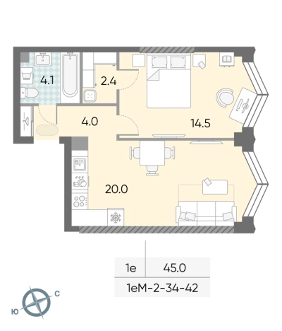 Купить квартиру в ЖК ЗилАрт в Москве. Вариант № 8182581, 0, площадь -  квм, цена 26133795 рублей