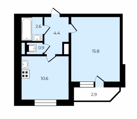 Купить однокомнатную квартиру в Санкт-Петербурге. Вариант № 9638011, 18, площадь -  квм, цена 10000000 рублей