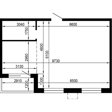 . Вариант № 9801035, 1, площадь - 54.3 квм, цена 9231000 рублей