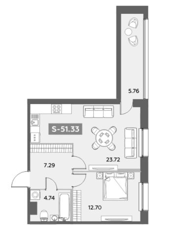 Купить двухкомнатную квартиру в новостройках у метро Звёздная в Санкт-Петербурге. Вариант № 6217021, 0, площадь -  квм, цена 17497587 рублей