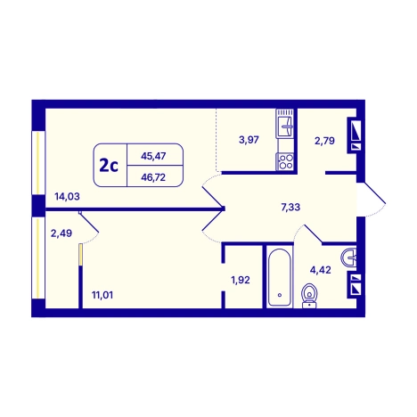 Купить Студию в ЖК 6 звезд - Шесть звезд (НОВОСИБИРСК) в Новосибирске. Вариант № 10056455, 0, площадь -  квм, цена 6950000 рублей