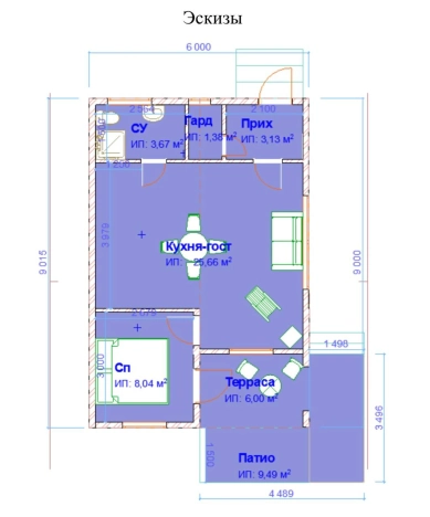 Купить дом в Вологде. Вариант № 28186, 9, площадь - квм, цена 3000000 рублей