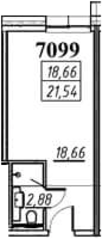 Купить Студию в ЖК Апарт-отель YE’S Primorsky в Санкт-Петербурге. Вариант № 6229770, 0, площадь -  квм, цена 6655860 рублей