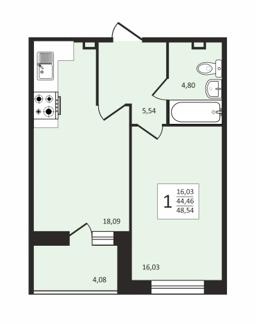 Купить квартиру в новостройках на улице 1-й Коллективный проезд в Владимире. Вариант № 2028816, 0, площадь -  квм, цена 6552900 рублей
