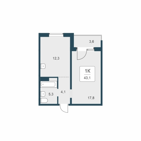 Купить однокомнатную квартиру в ЖК Цветной Бульвар в Новосибирске. Вариант № 9874287, 0, площадь -  квм, цена 5700000 рублей