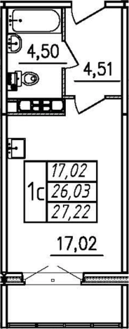 Купить квартиру в новостройках в ЖК Меридиан.Шушары в Санкт-Петербурге. Вариант № 6888160, 0, площадь -  квм, цена 4790720 рублей