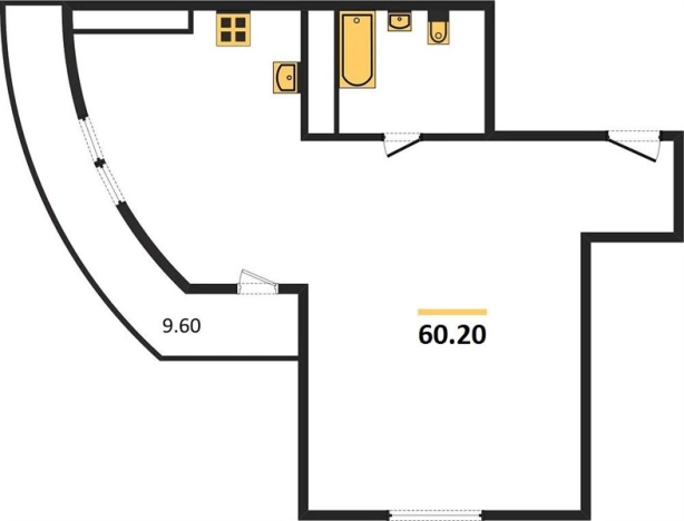 Купить квартиру в новостройках в Приморском крае. Вариант № 73407, 0, площадь -  квм, цена 5839400 рублей