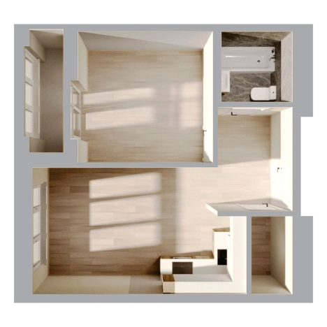 Купить однокомнатную квартиру в новостройках на улице Иртышская в Владивостоке. Вариант № 9769325, 2, площадь -  квм, цена 10387800 рублей