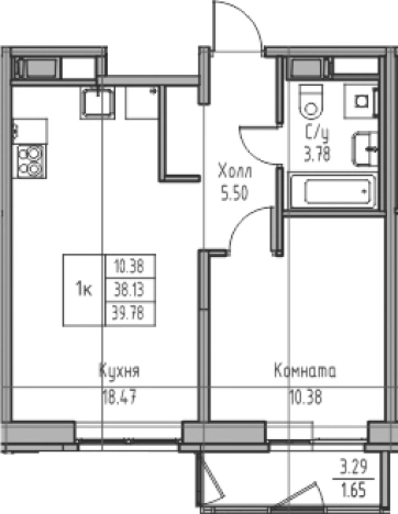 Купить двухкомнатную квартиру в Санкт-Петербурге. Вариант № 7834723, 0, площадь -  квм, цена 8772472 рублей