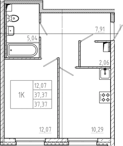 Купить квартиру в ЖК Дубровка.Park в Ленинградской области. Вариант № 6607920, 0, площадь -  квм, цена 4559140 рублей