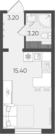 Купить квартиру в новостройках в ЖК Ручьи 2 в Санкт-Петербурге. Вариант № 7604943, 0, площадь -  квм, цена 4383020 рублей