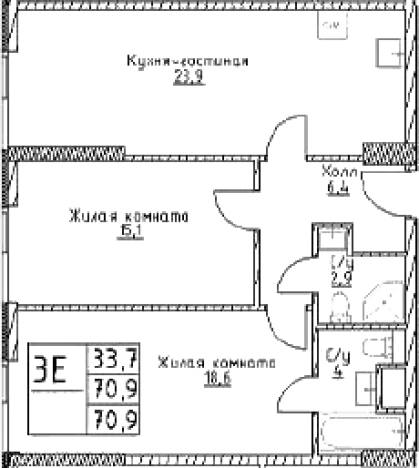 Купить квартиру в новостройках в районе Черёмушки в Москве. Вариант № 10306481, 0, площадь -  квм, цена 26105380 рублей