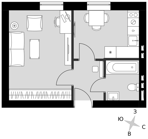 Купить однокомнатную квартиру в Апрелевке. Вариант № 9891504, 0, площадь -  квм, цена 8444995 рублей